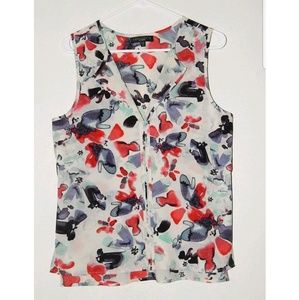 Sanctuary Watercolor Floral Print Size L Blouse